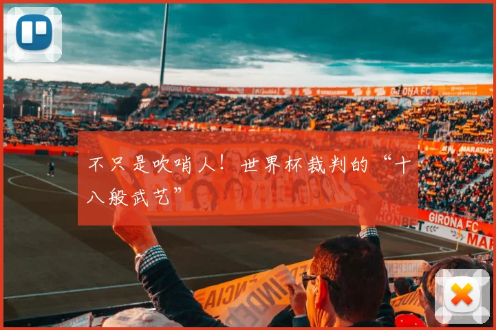 不只是吹哨人！世界杯裁判的“十八般武艺”