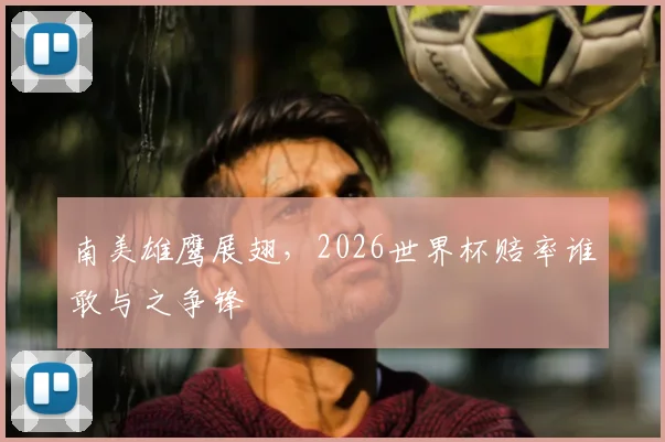 南美雄鹰展翅，2026世界杯赔率谁敢与之争锋